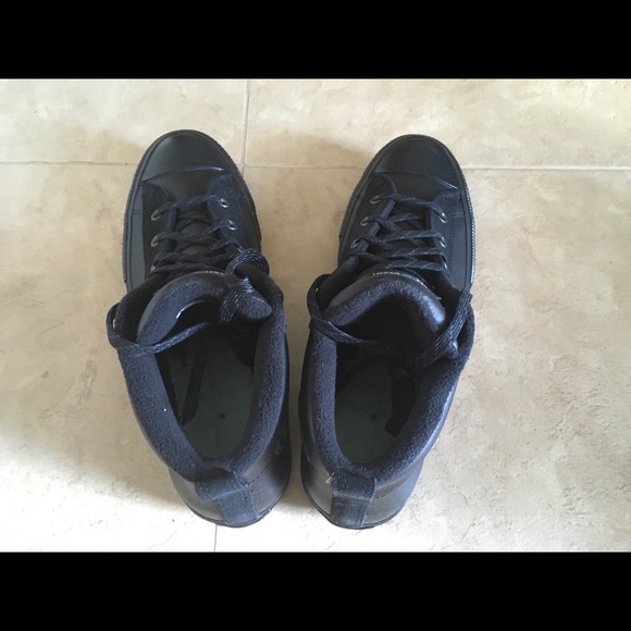 NIB Converse All Black CTAS Street Mids, Size 13 - Picture 6 of 6